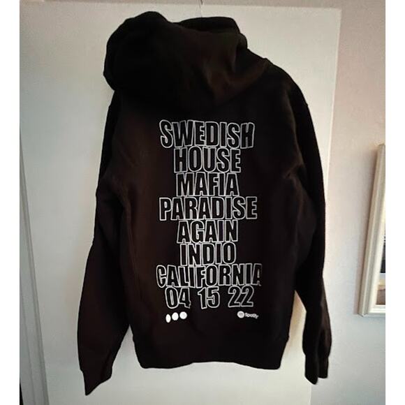 Swedish House Mafia Paradise Again Black World Tour Hoodie Official Medium NWOT - Picture 1 of 5